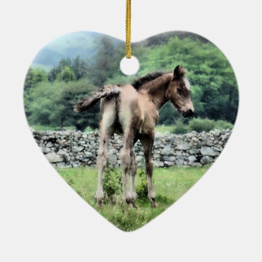 HORSES KERAMISCH ORNAMENT (Achterkant)