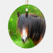 HORSES KERAMISCH ORNAMENT (Links)