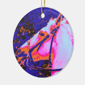 HORSES KERAMISCH ORNAMENT (Links)