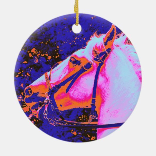 HORSES KERAMISCH ORNAMENT (Achterkant)