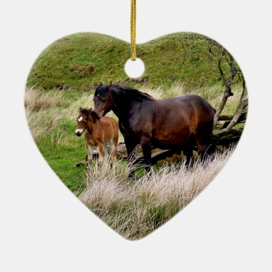 HORSES KERAMISCH ORNAMENT (Achterkant)