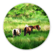 HORSES KERAMISCHE KNOP (Voorkant)