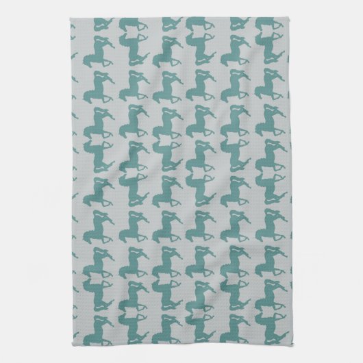 Horses Kitchen Towel Theedoek (Verticaal)