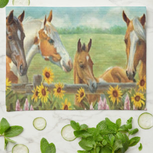 Horses Kitchen Towel Theedoek