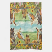 Horses Kitchen Towel Theedoek (Verticaal)