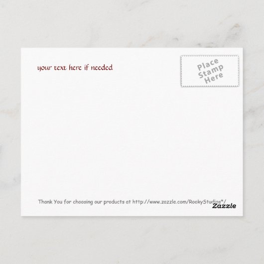 Horses & Love Briefkaart aanpasbaar (Achterkant)