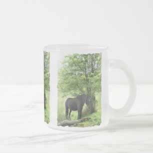 HORSES MATGLAS KOFFIEMOK