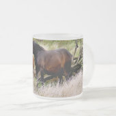 HORSES MATGLAS KOFFIEMOK (Voorkant rechts)