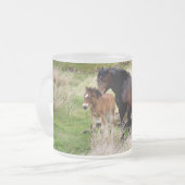 HORSES MATGLAS KOFFIEMOK (Voorkant links)