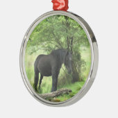 HORSES METALEN ORNAMENT (Links)