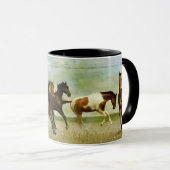 Horses Mok, Equestrian-thema koffiekopje Mok (Voorkant rechts)