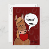Horse's Mouth Valentijn-personaliseren Feestdagenkaart (Voorkant / Achterkant)