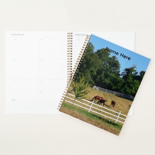 Horses Notebook Planner (Display)