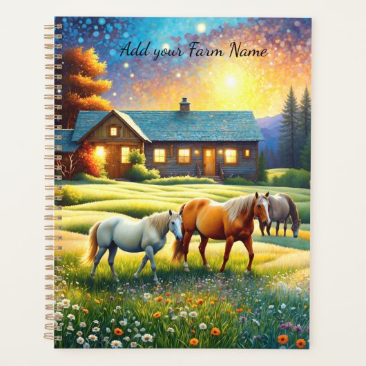 Horses on Farm Planner (Voorkant)