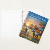 Horses on Farm Wildflower Meadow Planner (Display)