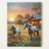 Horses on Farm Wildflower Meadow Planner (Achterkant)