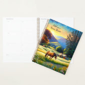 Horses on Farm Wildflower Meadow Planner (Display)