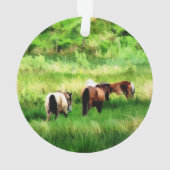 HORSES ORNAMENT (achterkant)