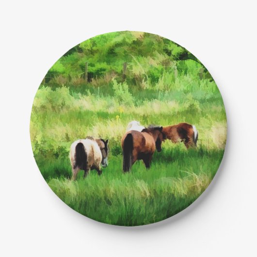 HORSES PAPIEREN BORDJE (Voorkant)