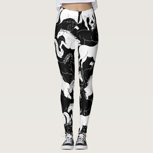 HORSES PASSIE LEGGINGS (Voorkant)