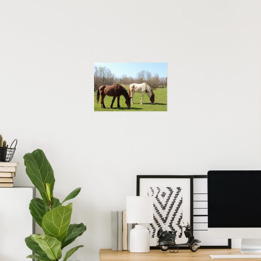 Horses Poster (Thuiskantoor)
