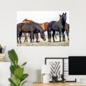 HORSES POSTER (Thuiskantoor)