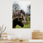 HORSES POSTER (Keuken)