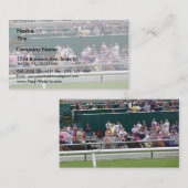 Horses Racing Tracks Visitekaartje (Voorkant / Achterkant)