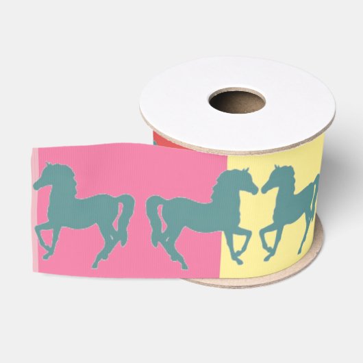 Horses Ribbon Grosgrain Lint (Spoel)