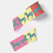 Horses Ribbon Grosgrain Lint (Achterkant)