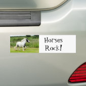 Horses Rock Bumpersticker (Op auto)