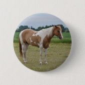 Horses Ronde Button 5,7 Cm (Voorkant)
