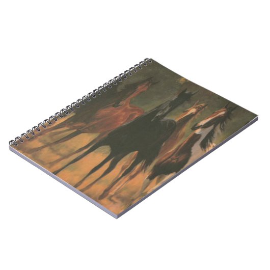 Horses Spiral Notitieboek (Linkerzijde)