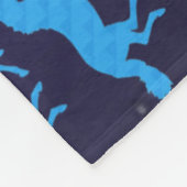 Horses Starry Night Fleece Deken (Hoek)