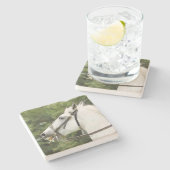 HORSES STENEN ONDERZETTER (Zijkant)