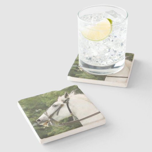 HORSES STENEN ONDERZETTER (Zijkant)