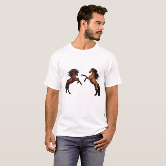 horses tee t-shirt (Voorkant volledig)