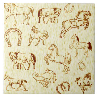 Horses Tegeltje