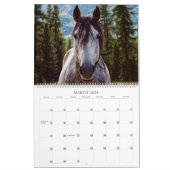 Horses Unbridled Wildlife Photography Custom Year Kalender (Mar 2026)