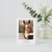 HORSES VISITEKAARTJE (Staand voorkant)