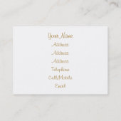 HORSES VISITEKAARTJE (Achterkant)