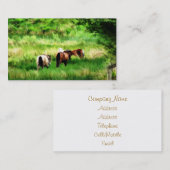 HORSES VISITEKAARTJE (Voorkant / Achterkant)