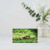 HORSES VISITEKAARTJE (Staand voorkant)