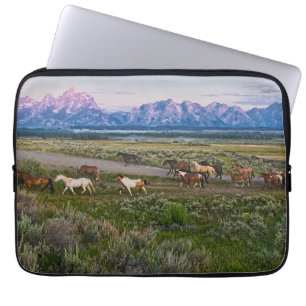 Horses Walk Laptop Sleeve