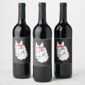 Horses Wijn Etiket (Flessen)