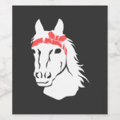 Horses Wijn Etiket (Enkel label)