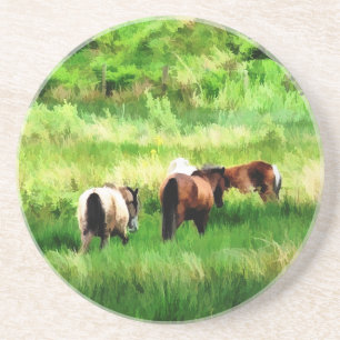 HORSES ZANDSTEEN ONDERZETTER
