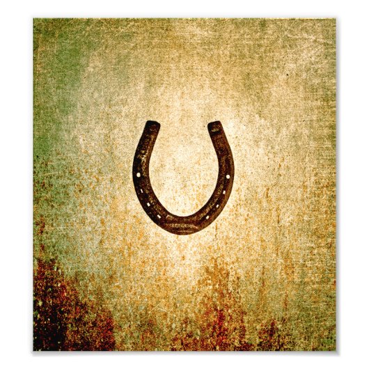 Horseschoen Foto Afdruk (Voorkant)