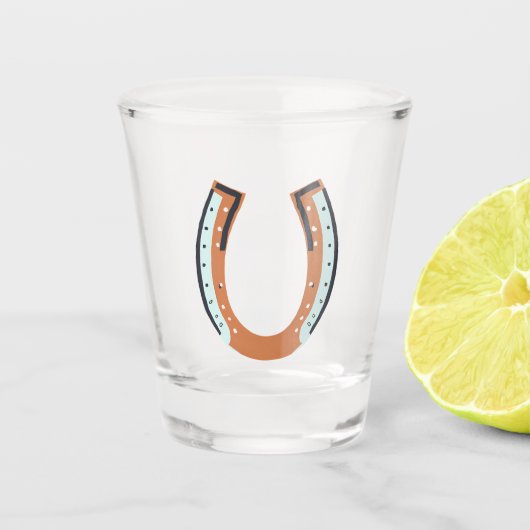 Horseschoen Shot Glas (Voorkant)