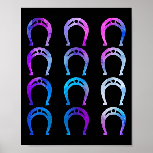 Horsescue SS Schattige SS Paardrijden Paardrijden  Poster (Voorkant)